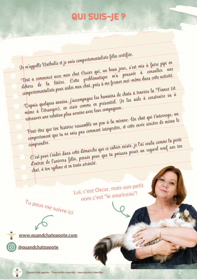 Kit vacances pour ton chat et toi !