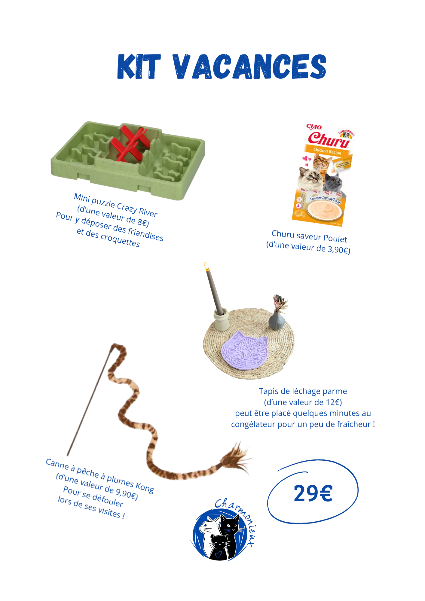 Kit vacances pour chat 😺🐾