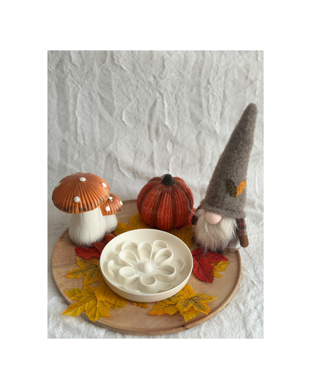 Rosette anti-glouton beige