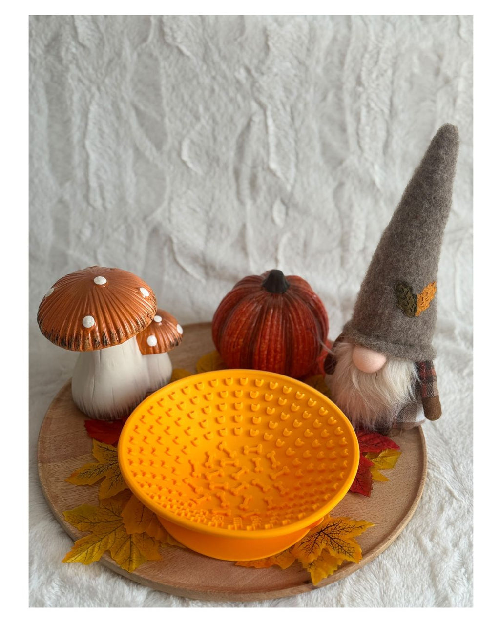 Bol de léchage orange