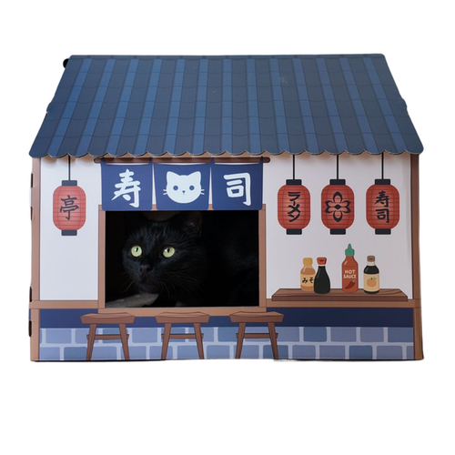 Bar à sushis 🍣 maison griffoir en carton