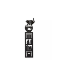 Marque-page chat et aquarium