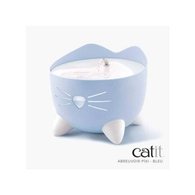 Fontaine à eau pour chat - Catit PIXI bleue