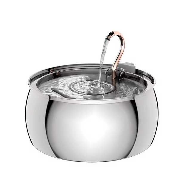 Fontaine acier inoxydable Robinet cuivré pour chat