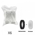 6 Filtres coton + éponges pour fontaine inox fleur, robinet cuivré, ou boule