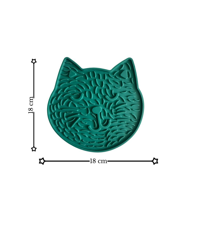 Tapis de léchage Tête de chat