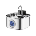 Fontaine à eau inox Robinet pour chat sans fil