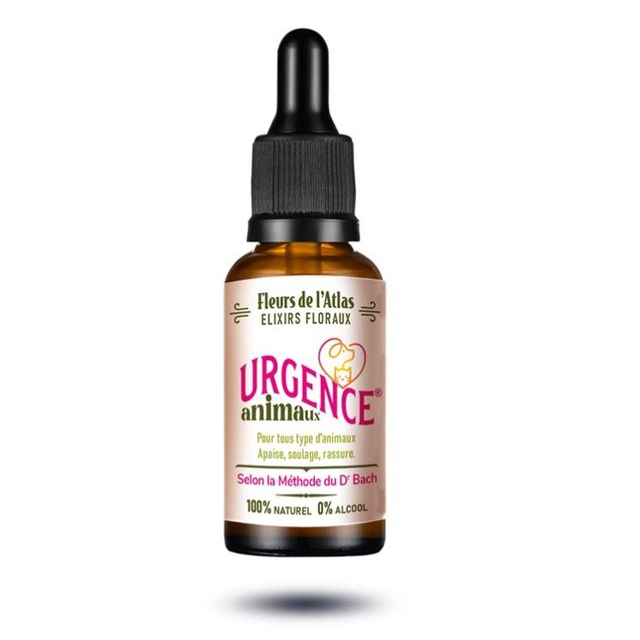 Fleurs de Bach Remède d'urgence animaux (avec notice d'utilisation) 30ml