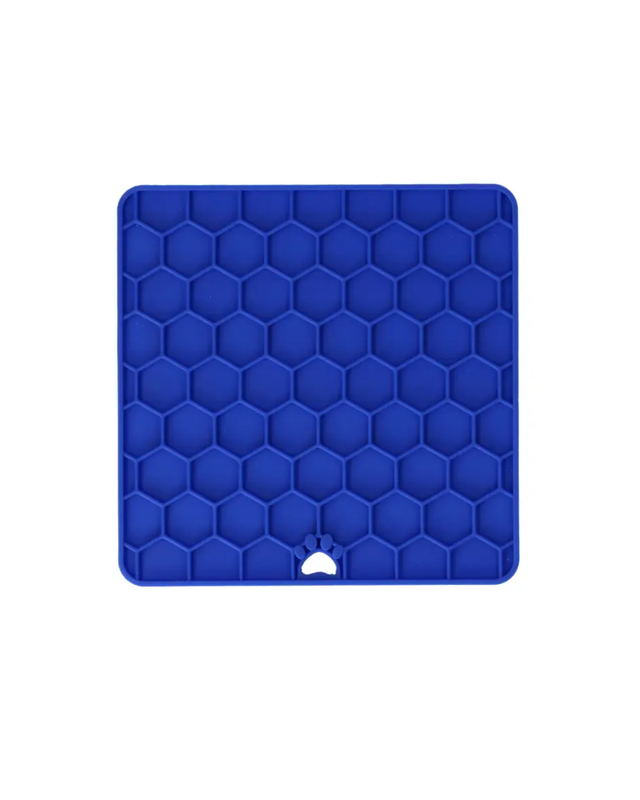 Tapis à lécher nid d'abeille